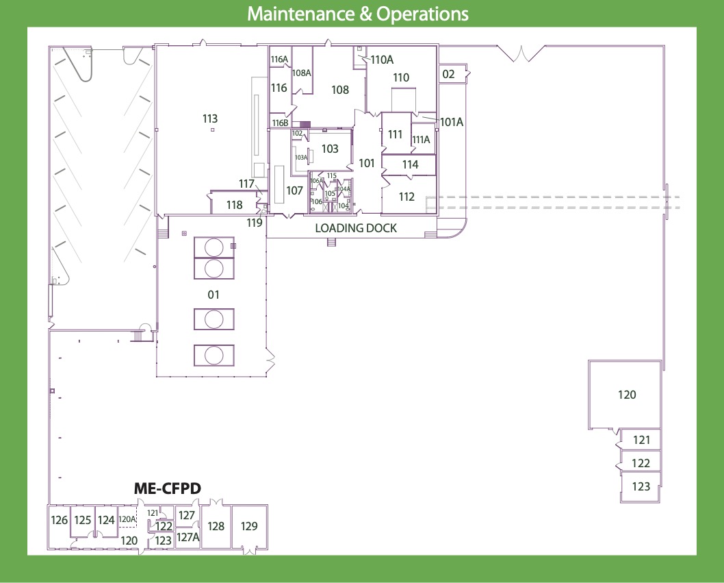 Maintenance and Operations Floorplan