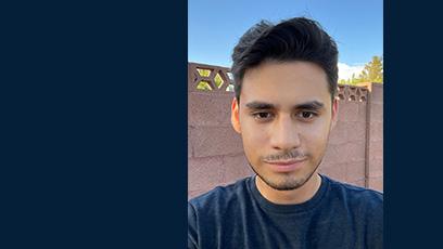 Ramon Amador-Carmona selfie for the Hispanic-serving Institution designation