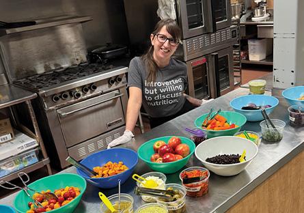 Theresa Mazza in kitchen