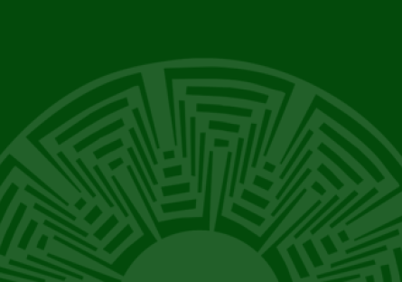 Native American pattern on green background