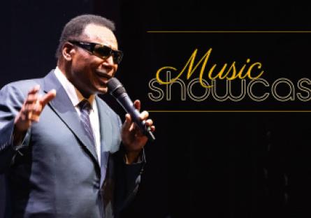 Musician George Benson performing at the Music Showcase