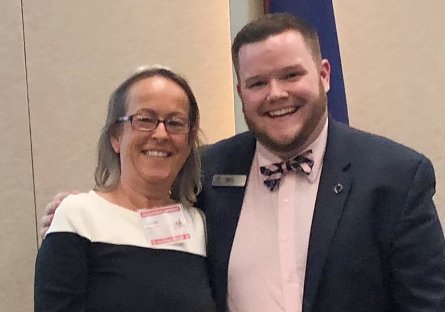 Sue Sandblom with Dan Kelly