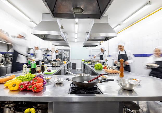 commercial kitchen
